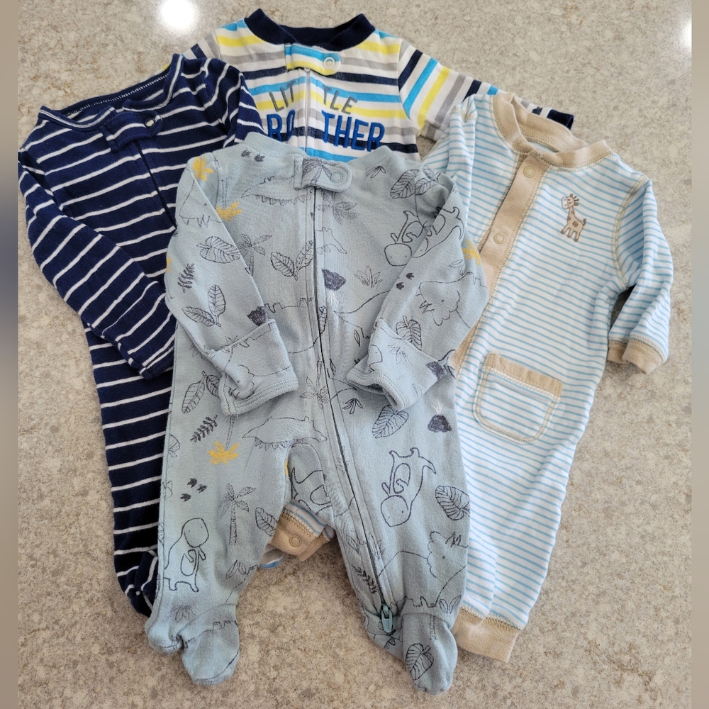 Newborn Carters Footie Bundle